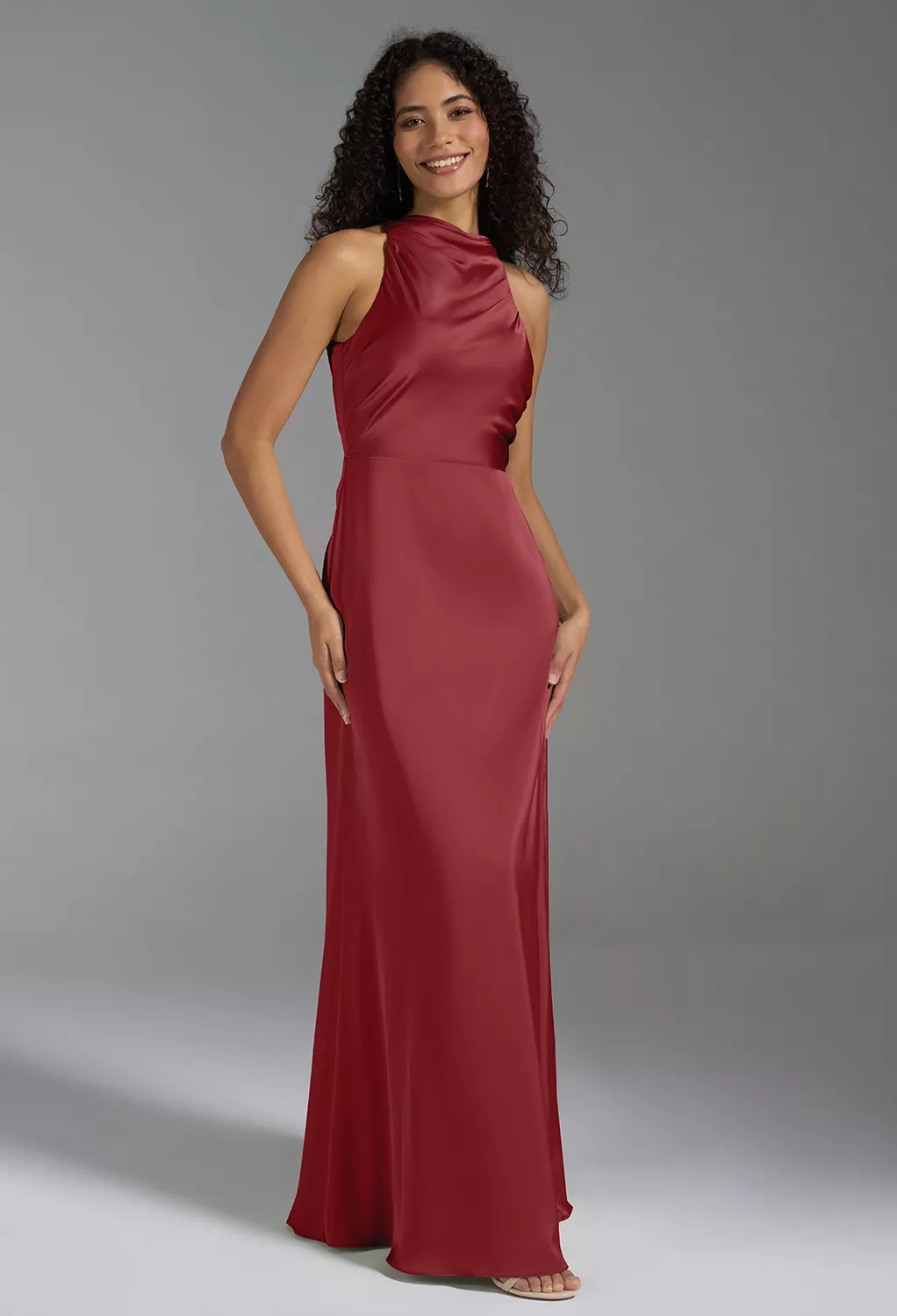 AW Xanthe Burgundy  Fall Wedding Guest Dresses